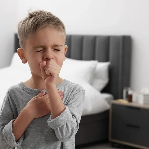 Παιδί που βήχει